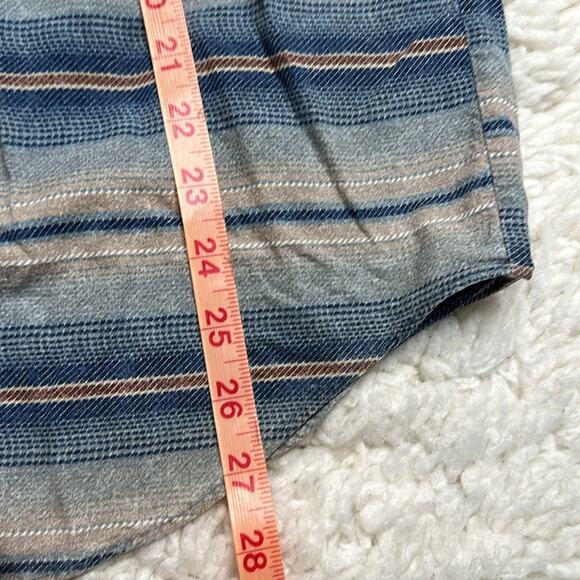 Casey & Max Vintage Button Down Shirt Western Stripes Made in USA Cotton PP29 - Picture 8 of 10